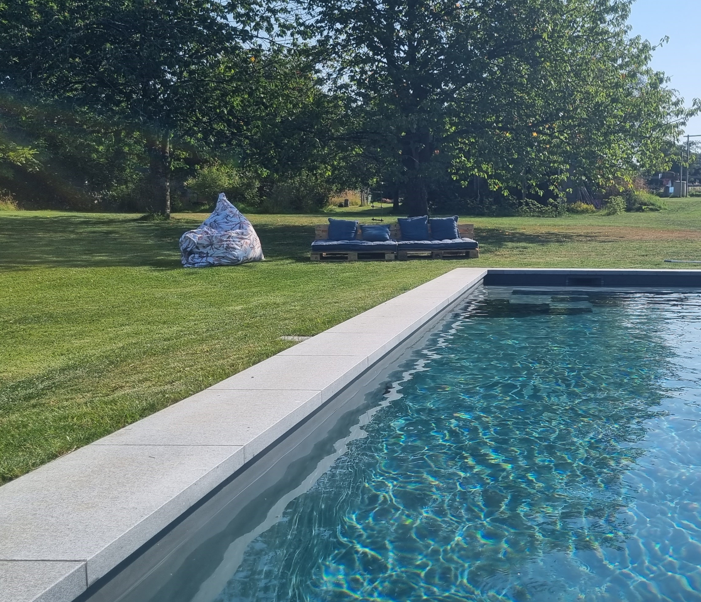 per redimensions piscine longueur et fauteuils palette